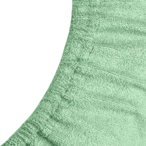 Prześcieradło frotte z gumką Seladongrün 120x200 cm