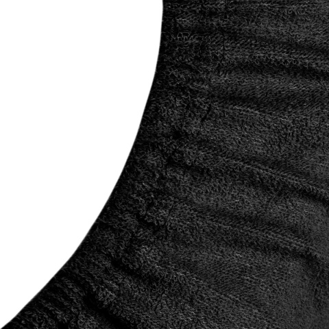 Prześcieradło frotte z gumką Schwarz 120x200 cm