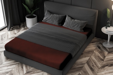 Prześcieradło frotte z gumką Schoko 200x220 cm