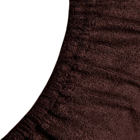 Prześcieradło frotte z gumką Schoko 120x200 cm