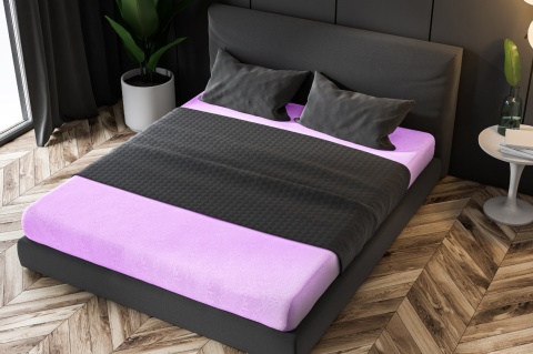 Prześcieradło frotte z gumką Erikafarben 100x200 cm