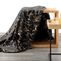 Decke GLAMO 150x200 cm schwarz gold