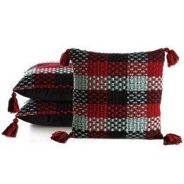 Kissenbezug HILAR 45X45 CZER+MIĘT