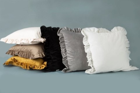 Kissenbezug VELVET/25/K 45X45 CEGŁ/FALBANA