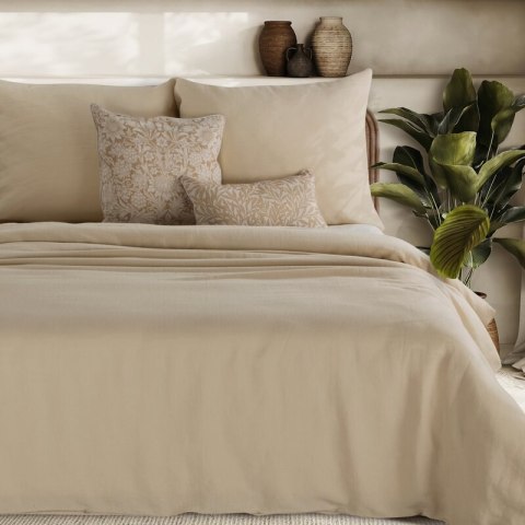 POS/LINEN/BEŻ 220X200 70X80/X2