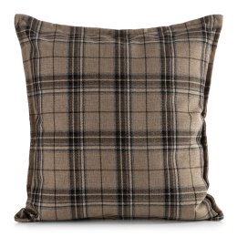 Poszewka GARDEN 24A 45X45 BEŻ+BRĄZ KRATA
