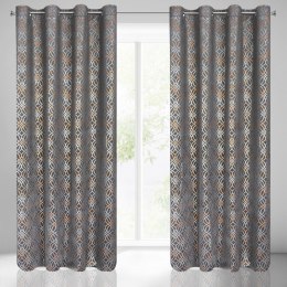 Vorhang ARETA/STAL 140X250 Ösen