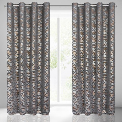 Vorhang ARETA/STAL 140X250 Ösen