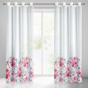 Vorhang CARLA/B+RÓŻ 140X250 Ösen