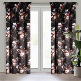 Vorhang KAREN/CZA+RÓ 140X270 TAŚMA