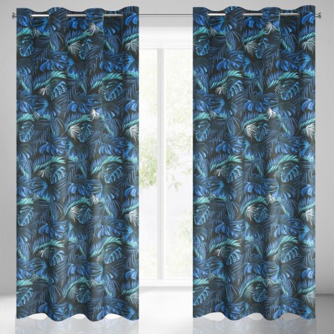 Vorhang LAZUR/CZA+NI 140X250 Ösen