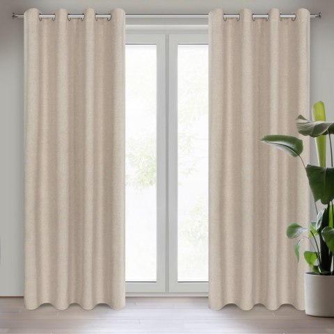 Vorhang LIDIA/BEŻ 140X250 Ösen