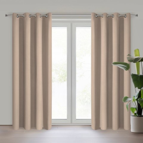 Vorhang LOGAN/BEŻO 135X250 PRZEL
