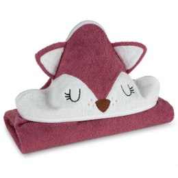 RE/D/BABY70/RÓŻ 100X100 KAPTUR 350