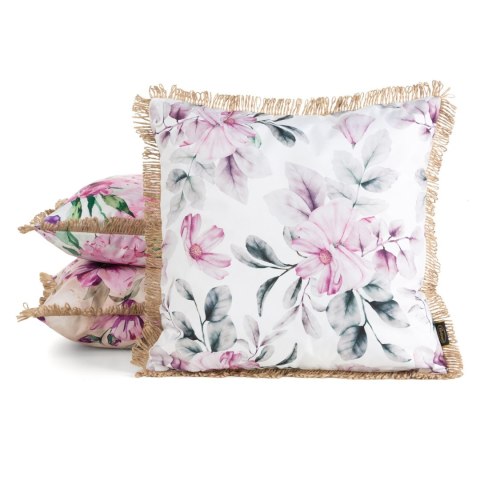 Poszewka GARDEN 30B 45X45 B+RÓŻ