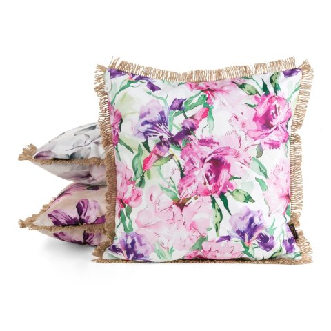 Poszewka GARDEN 34B 45X45 RÓŻ+FIO