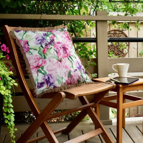 Poszewka GARDEN 34B 45X45 RÓŻ+FIO