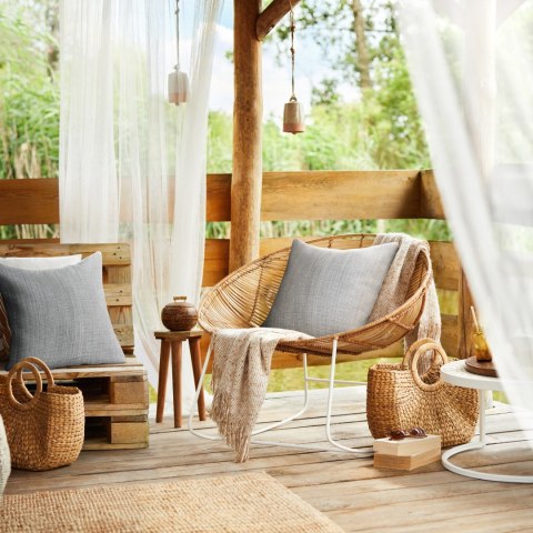 Poszewka GARDEN3 SREB 45X45