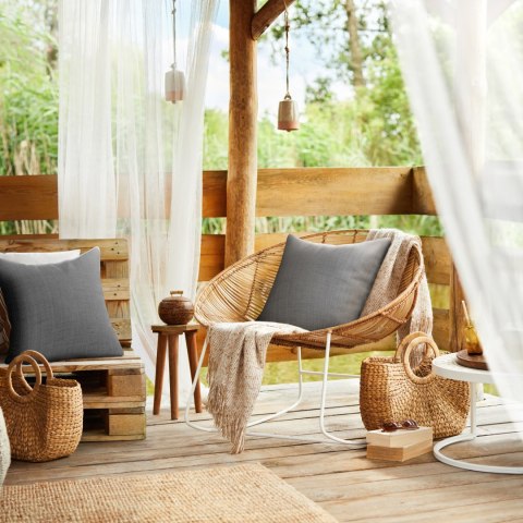 Poszewka GARDEN3 STAL 45X45