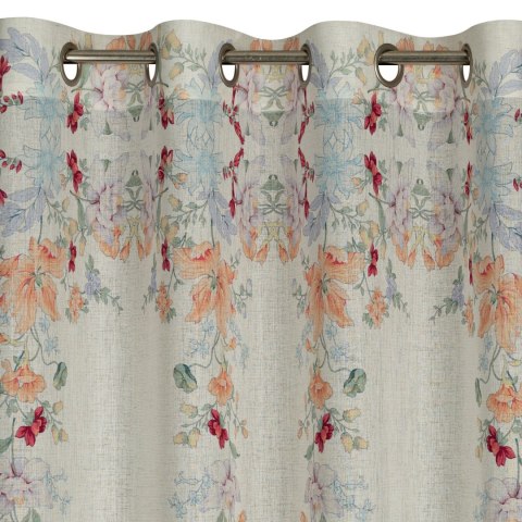 Vorhang CARA/NAT+POM 140X250 Ösen