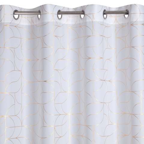 Vorhang EVI/B+gold 140X250 Ösen