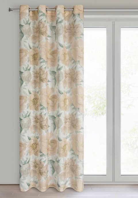 Vorhang KARLA/NAT+RU 140X250 Ösen