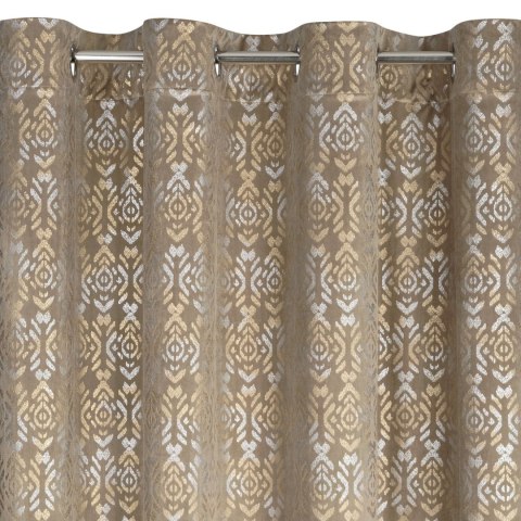 Vorhang LAURA/BEŻ+ZŁ 140X250 Ösen