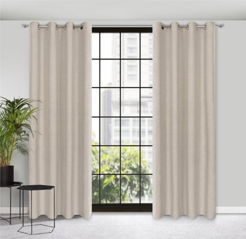 Vorhang LIDIA/BEŻ 140X250 Ösen