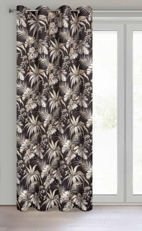 Vorhang MAGI/CZA+BEŻ 140X250 Ösen