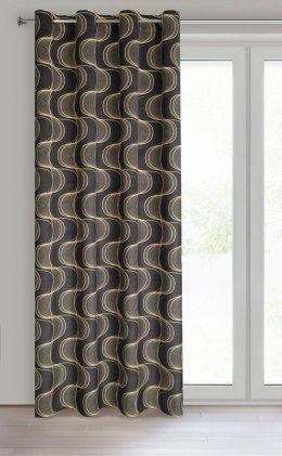 Vorhang POLA/CZA+BEŻ 140X250 Ösen