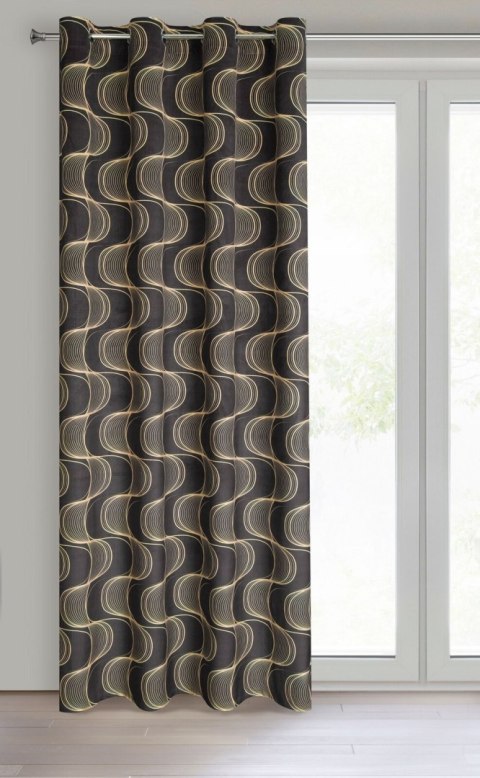 Vorhang POLA/CZA+BEŻ 140X250 Ösen