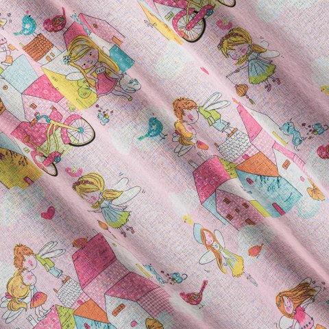 Vorhang POLLY/RÓŻ 140X250 Ösen