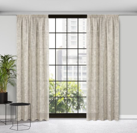 Vorhang RUBI/BEŻ 140X270 TAŚMA