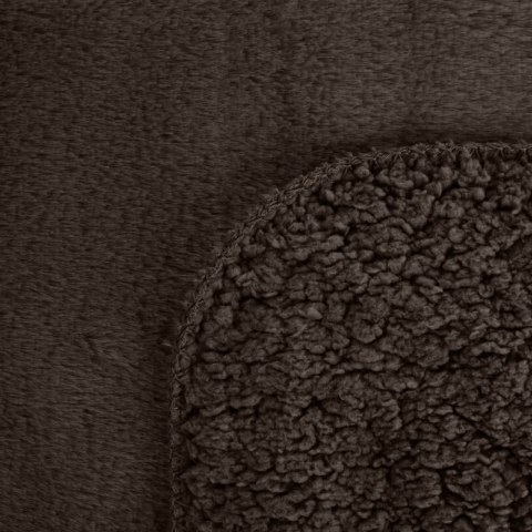 NARZUTA NINA 170 X 210 CM CIEMNOBRĄZOWY