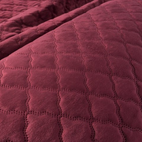 NARZUTA VELVET3 170 X 210 CM BORDOWY