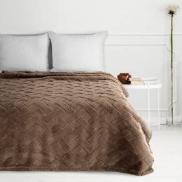 KOC CARO 150X200 CM CIEMNOBRĄZOWY