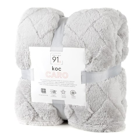 KOC CARO 150X200 CM SREBRNY