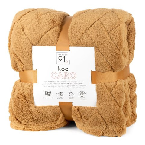 KOC CARO 200X220 CM MIODOWY