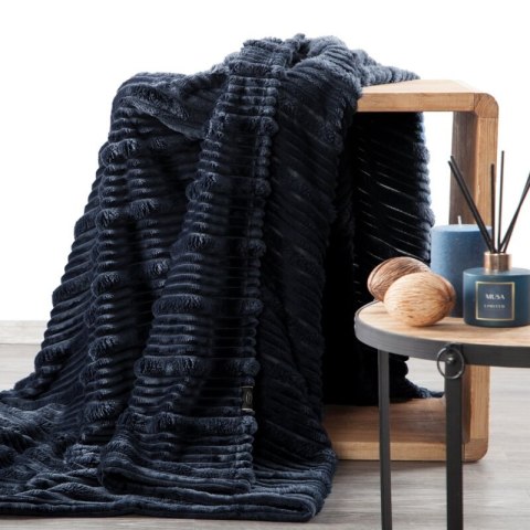 KOC NINA 220 X 200 CM GRANATOWY