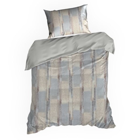 POŚCIEL ALLISON 140X200 CM SREBRNY