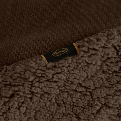 KOC TEDY 150 X 200 CM CIEMNOBRĄZOWY