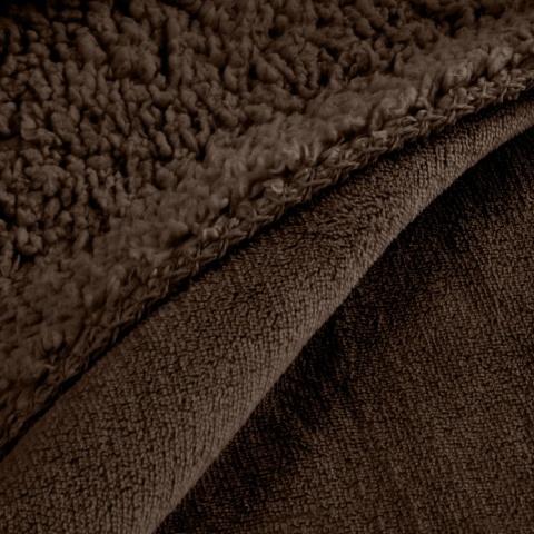 KOC TEDY 150 X 200 CM CIEMNOBRĄZOWY