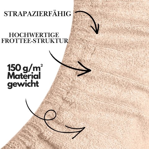 Prześcieradło frotte z gumką Hellcreme 120x200 cm