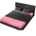 Prześcieradło frotte z gumką Korallenrot 180x200 cm