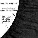Prześcieradło frotte z gumką Schwarz 100x200 cm