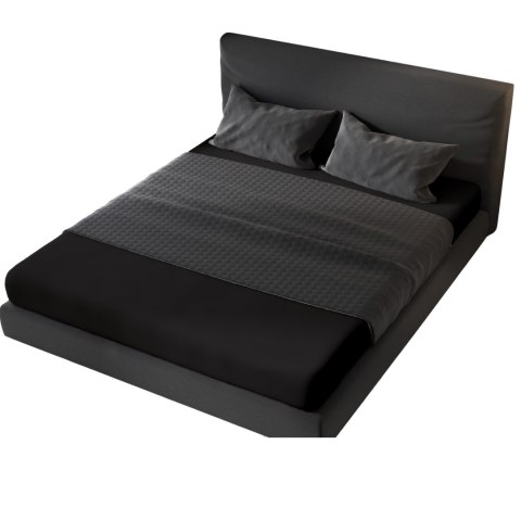 Prześcieradło frotte z gumką Schwarz 90x200 cm